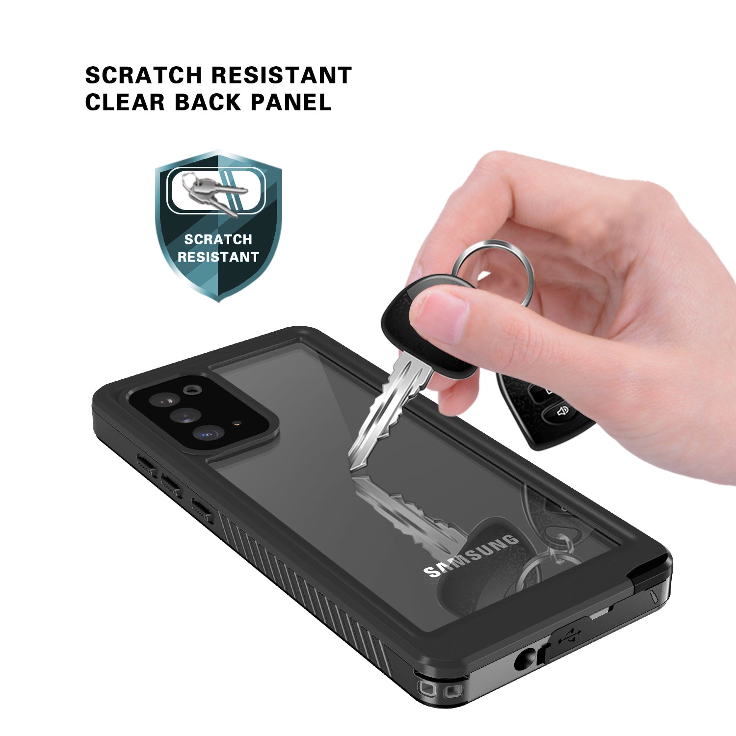 For Samsung Galaxy Note20 FS Series IP68 Waterproof Case Cell Phone Diving Shockproof Clear Back Cover For Samsung Galaxy Note20 FS Series IP68 Waterproof Case Cell Phone Diving Shockproof Clear Back Cover